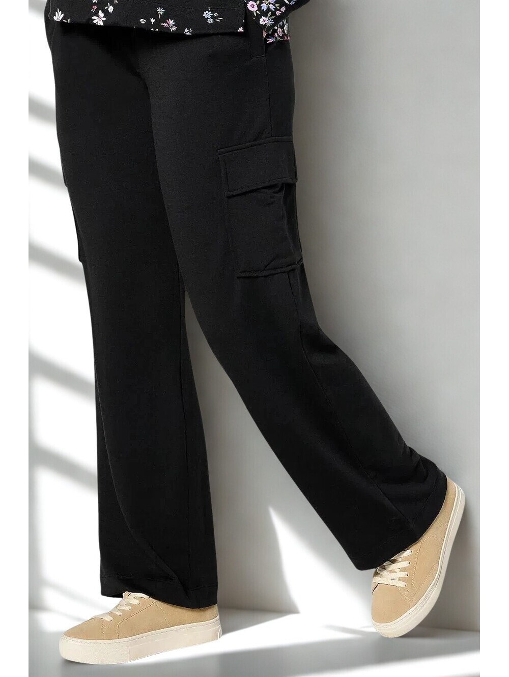 Cuddl Duds Lightweight Comfort Cargo Lounge Pant Size S